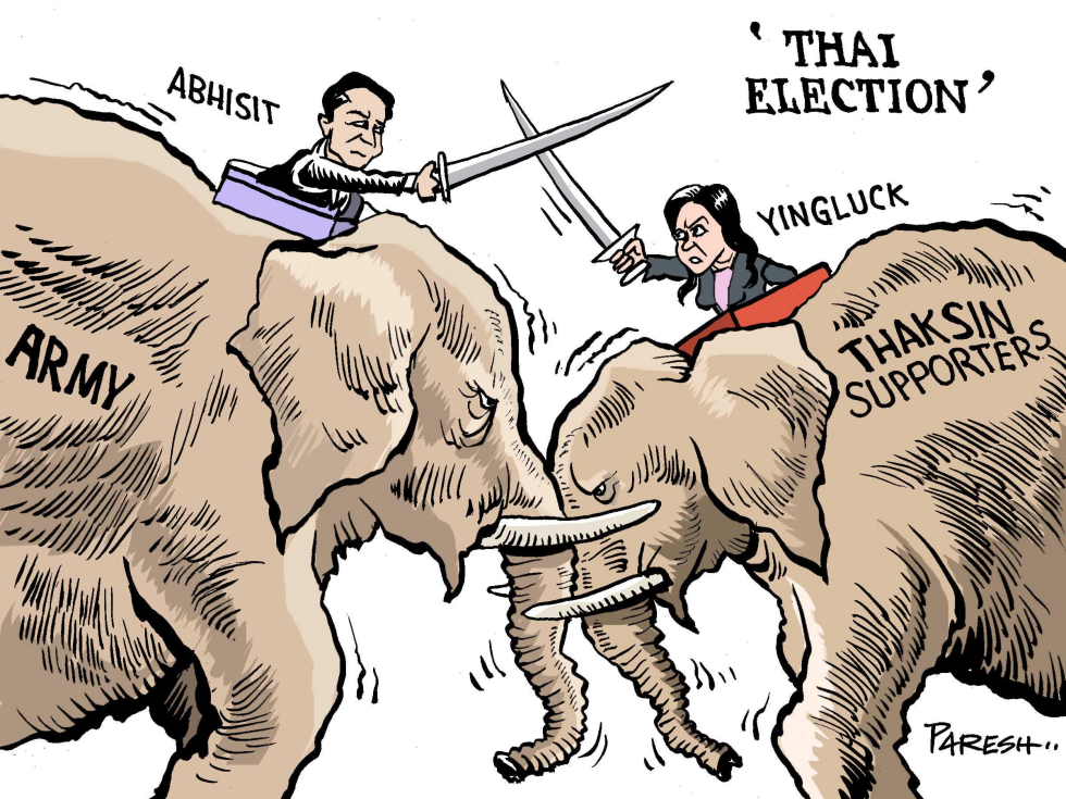  THAI ELECTION by Paresh Nath