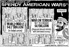 COST OF THE WAR ON TERROR by Monte Wolverton