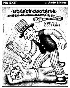 OBAMA MILITARY INTERVENTIONS by Andy Singer