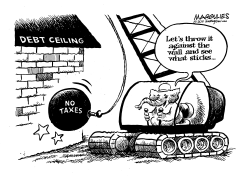 REPUBLICAN NO TAX STANCE by Jimmy Margulies