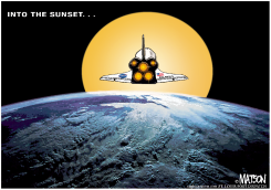 INTO THE SUNSET   by R.J. Matson