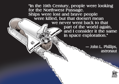LAST SPACE SHUTTLE,  by Randy Bish