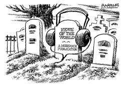 NEWS OF THE WORLD PHONE HACKING by Jimmy Margulies