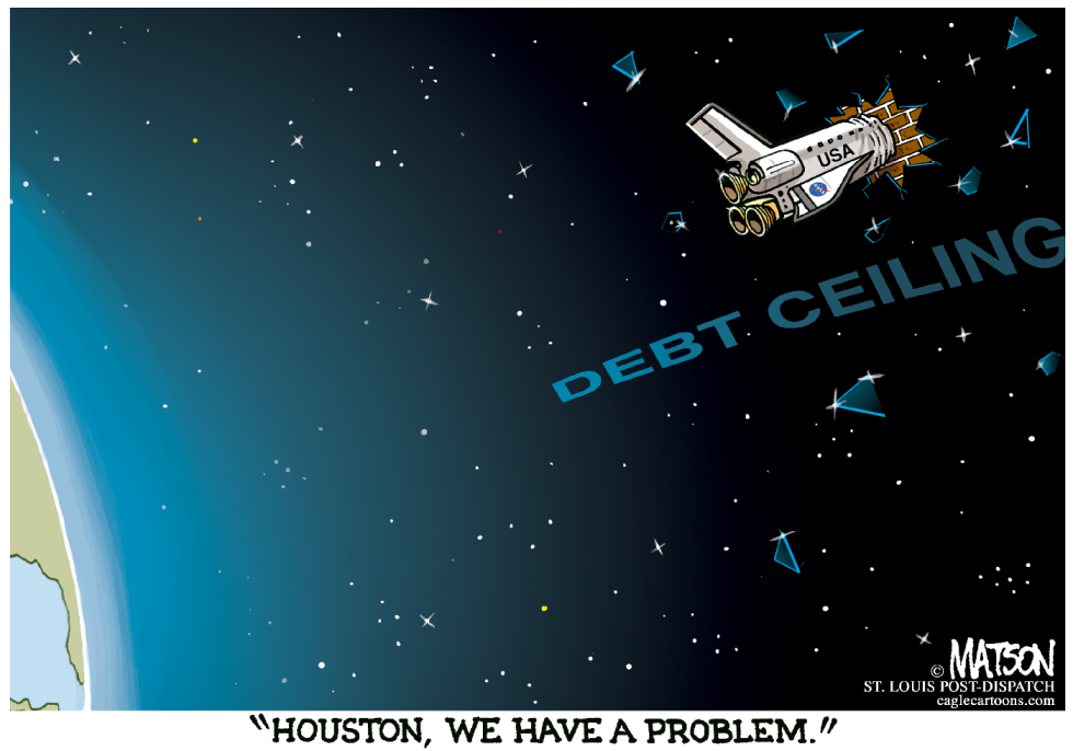 USA Hits The Debt Ceiling-COLOR
