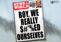NEWS OF THE WORLD  by Cam Cardow
