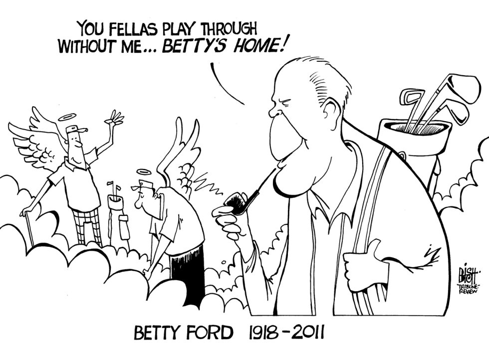 BETTY FORD, B/W
