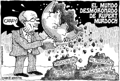 EL MUNDO DESMORONADO DE RUPERT MURDOCH by Monte Wolverton