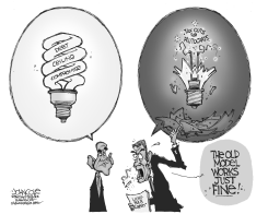 DEBT CEILING BW by John Cole