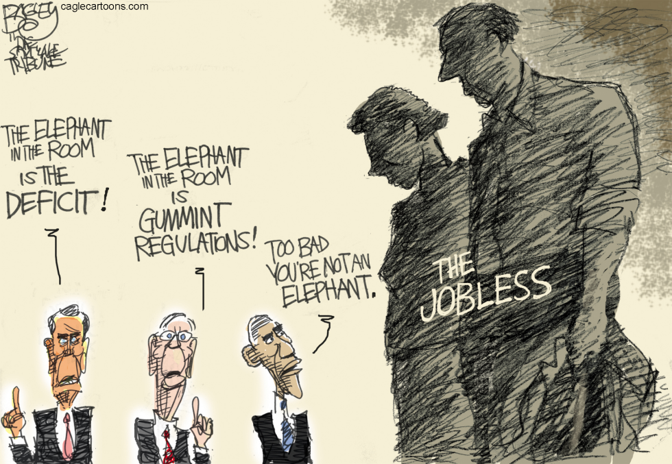  SEEING THE ELEPHANT  by Pat Bagley