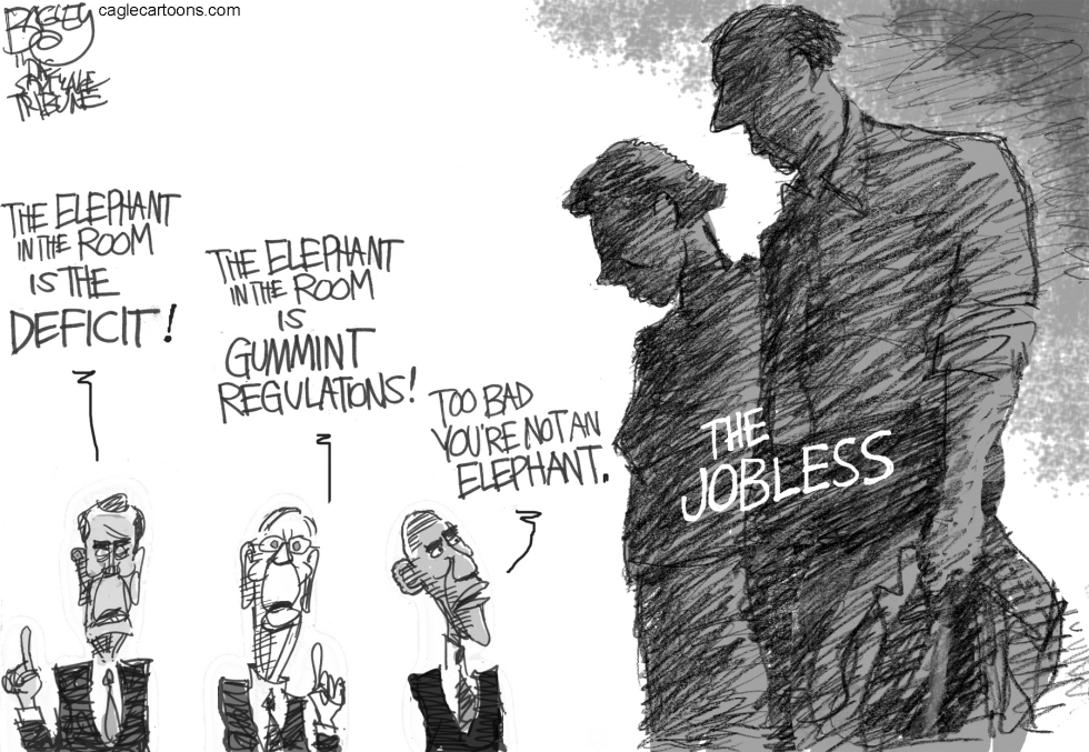  SEEING THE ELEPHANT by Pat Bagley