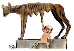 BERLUSCONI & ITALIAN ECONOMY -  by Christo Komarnitski