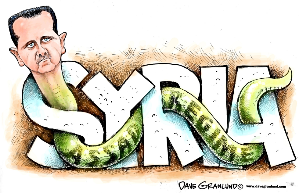  SYRIA AND ASSAD REGIME by Dave Granlund