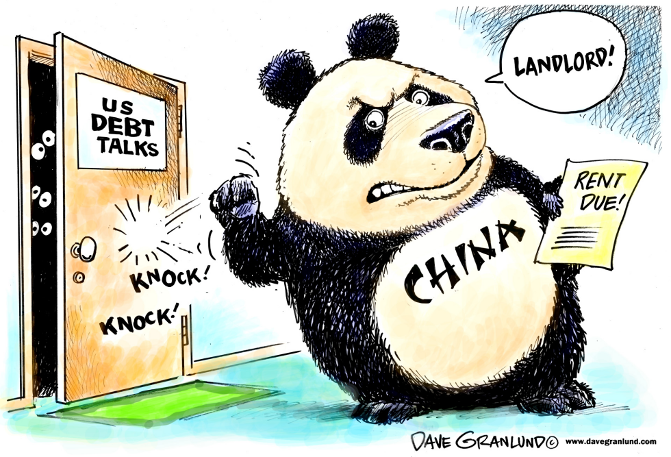  CHINA AND US DEBT by Dave Granlund