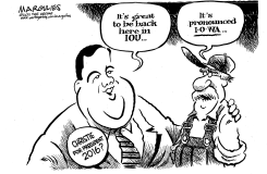 CHRISTIE PRESIDENTIAL AMBITIONS by Jimmy Margulies