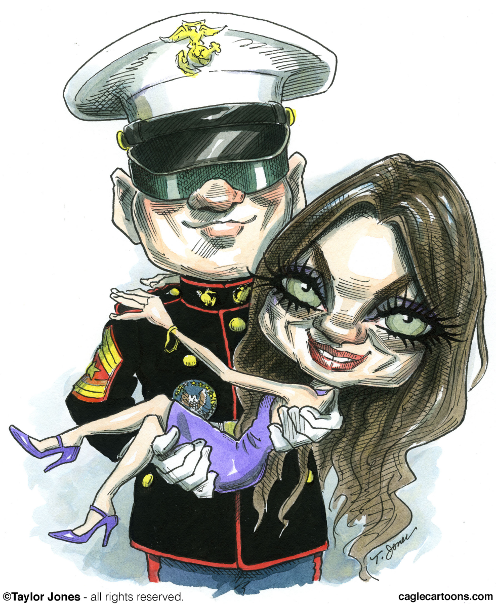 An Officer and a Gentleman and Mila - COLOR