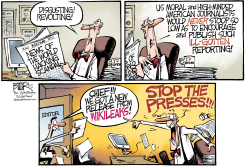 NEWS OF THE WORLD  by Nate Beeler