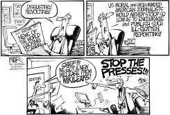 NEWS OF THE WORLD by Nate Beeler