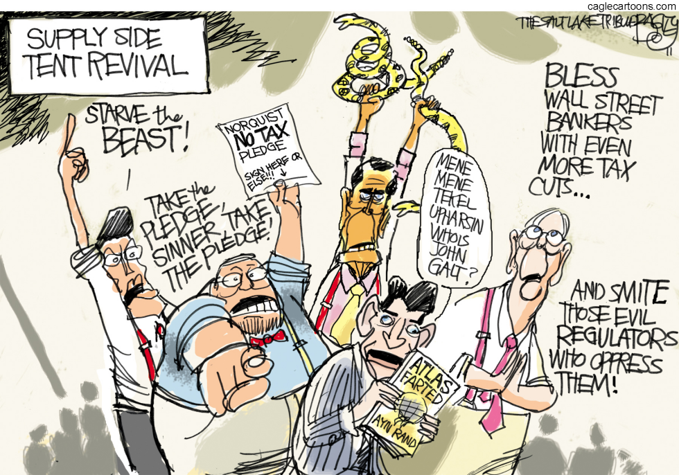  REAGANGELICALS  by Pat Bagley