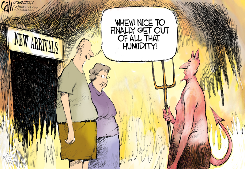 5 Cartoons About Today’s Sweltering Heat