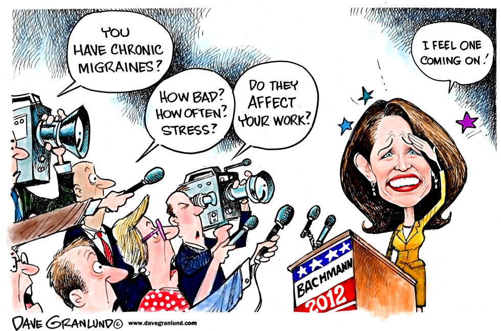 Michele Bachmann and migraines