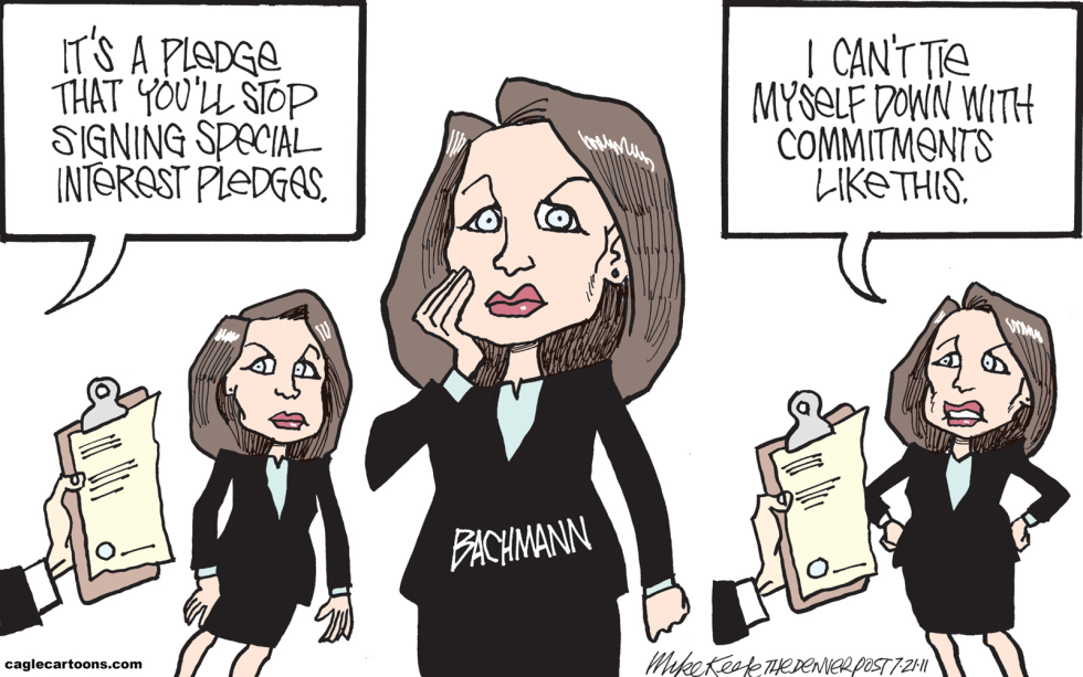 Bachmanns Pledges COLOR