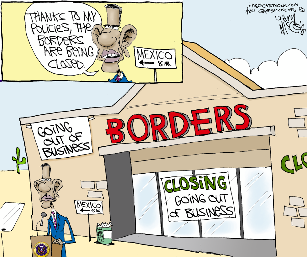  CLOSED BORDERS by Gary McCoy