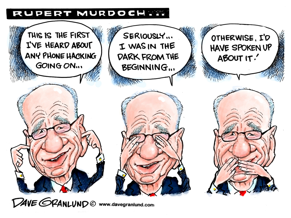 Rupert Murdoch blame game