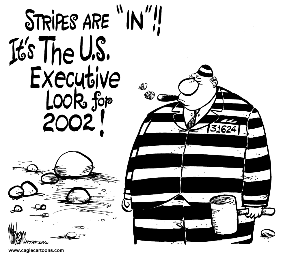  CEOS IN STRIPES by Mike Lane