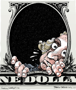 DOLLAR FEAR by Daryl Cagle