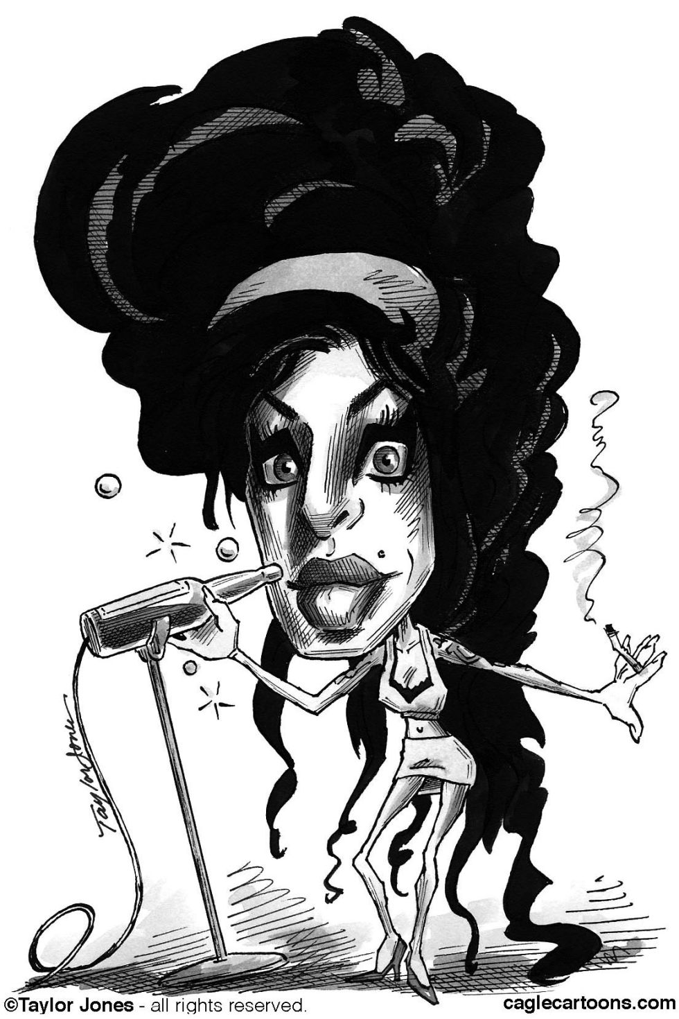  AMY WINEHOUSE 1983-2011 by Taylor Jones