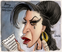 AMY WINEHOUSE MEMORIAL by Peter Lewis
