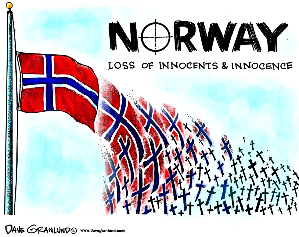  NORWAY MASSACRE by Dave Granlund