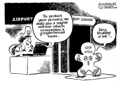 AIRPORT BODY SCANNER PRIVACY by Jimmy Margulies