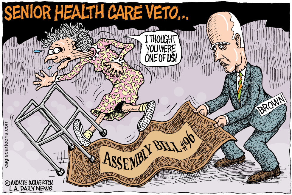 LOCAL-CA Brown Vetos Senior Health Care COLOR