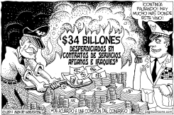 DESPERDICIO EN CONTRATOS DE GUERRA by Monte Wolverton