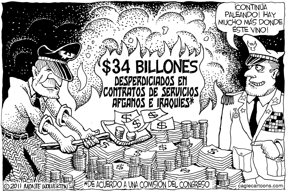 Desperdicio en Contratos de Guerra