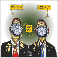 DEBT CRISIS by Terry Mosher