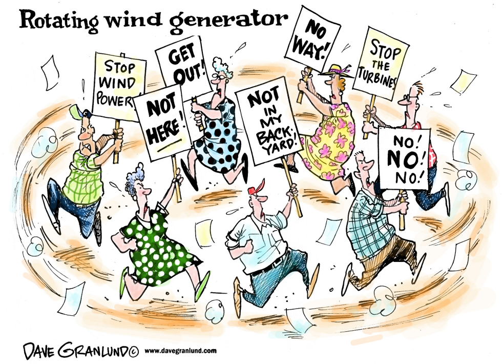  WIND GENERATORS by Dave Granlund