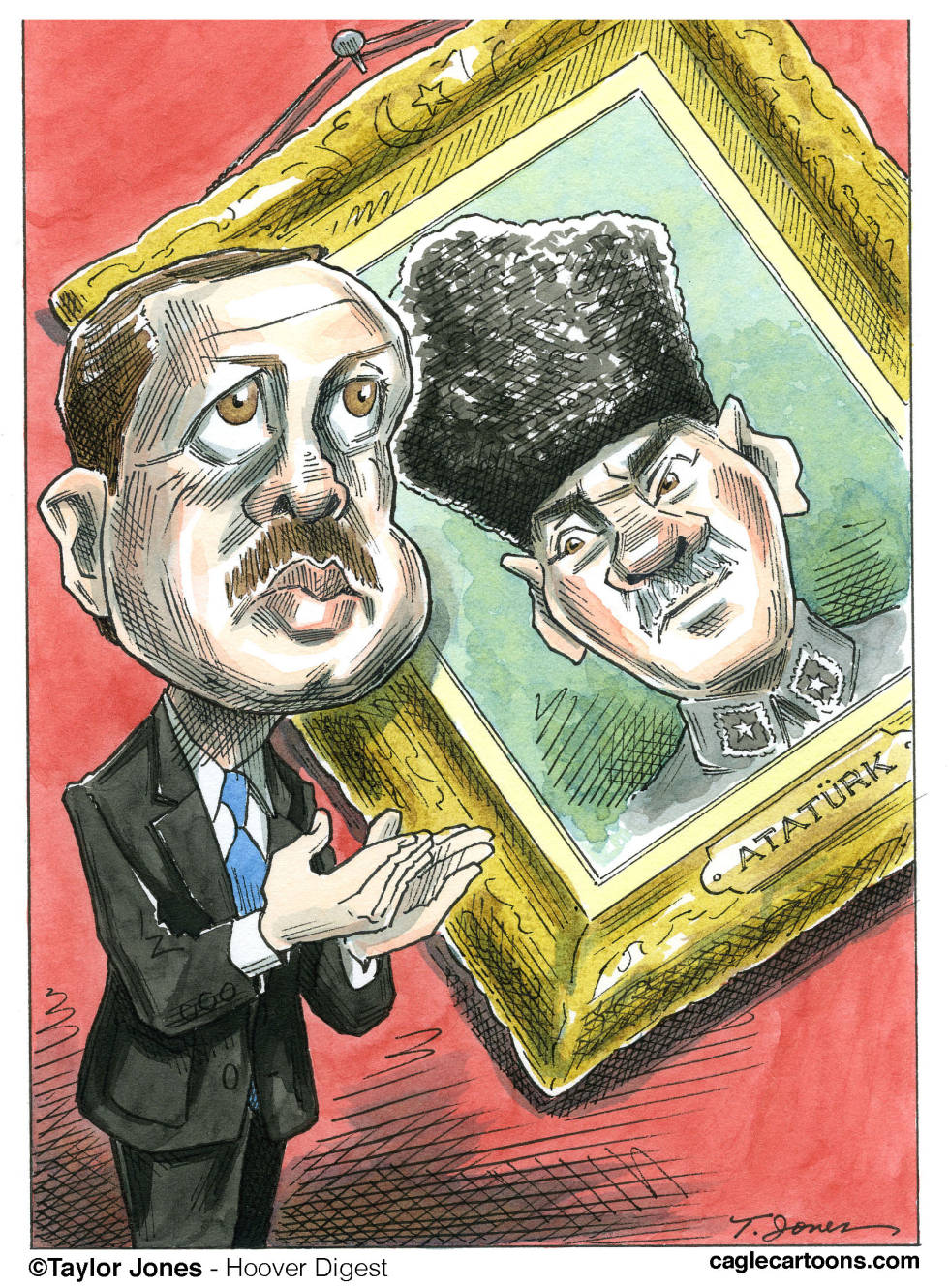  TURKISH PRESIDENT ERDOGAN  by Taylor Jones