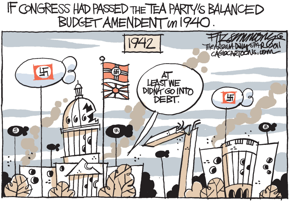  TEA PARTY WISDOM by David Fitzsimmons