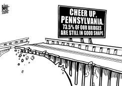 LOCAL, PA BRIDGES, B/W by Randy Bish