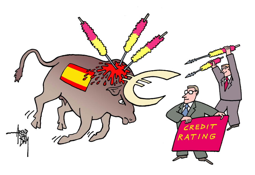 Spain hit by creditraters