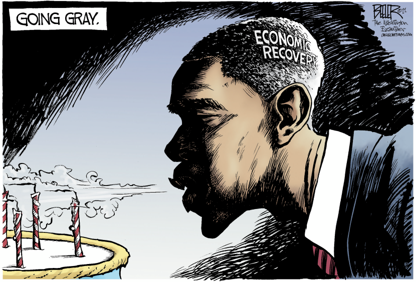 Obama Going Gray COLOR