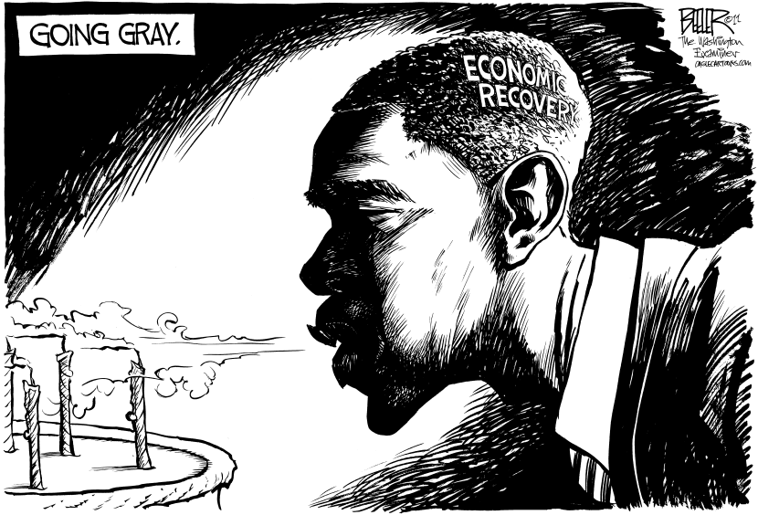 Obama Going Gray