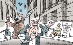 FINANCIAL ADVICE  by Mike Keefe