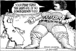 AMAZON VERSUS CALIFORNIA by Monte Wolverton