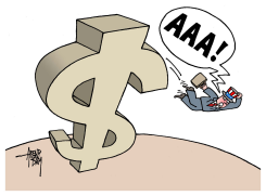 USA DOWNGRADED by Arend Van Dam