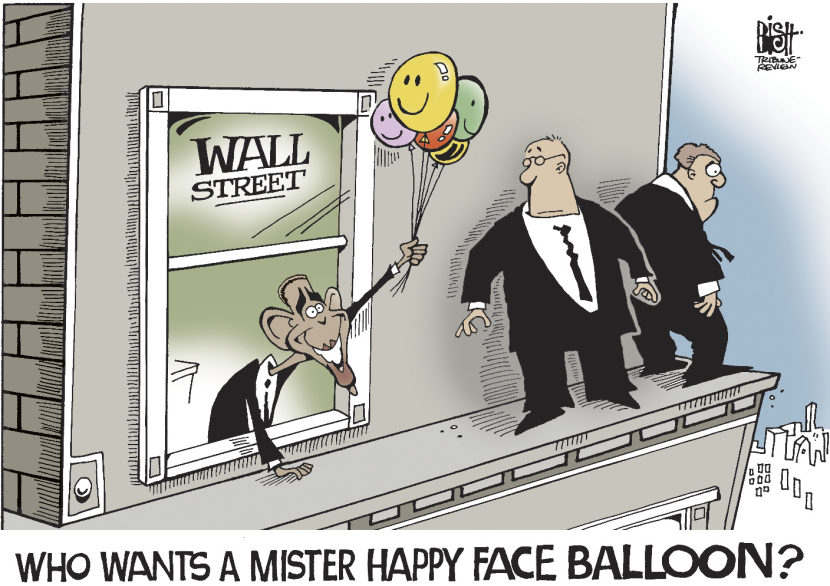 OBAMA SAYS SMILE, COLOR