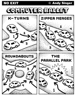 COMMUTER BALLET by Andy Singer