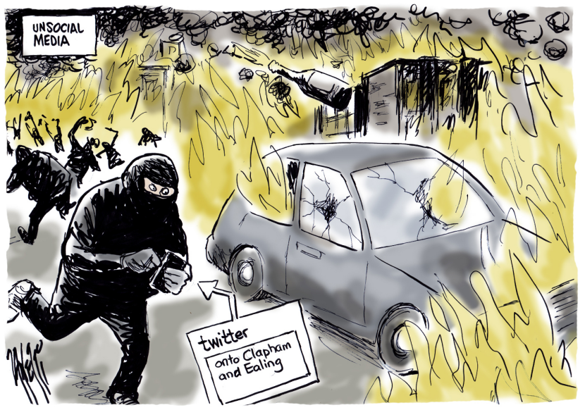 London Riots Color
